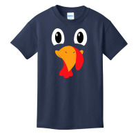 Turkey Face Shirt Kids Adult Funny Halloween Thanksgiving T Shirt Basic Youth T-shirt | Artistshot