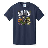 Kids 4 Year Old Soldier 4th Birthday Military Themed Camo Boys Basic Youth T-shirt | Artistshot