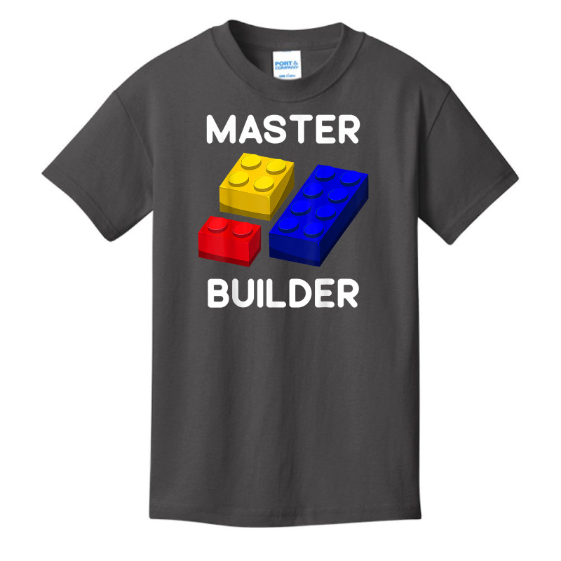 Master Builder Cute Block Building Toys Brick Builders T Shirt Basic Youth T-shirt | Artistshot