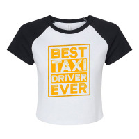 Cab Driver 7 Raglan Crop Top | Artistshot