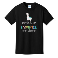 Womens En Espanol Por Favor Bilingual Spanish Teacher Gifts T Shirt Basic Youth T-shirt | Artistshot