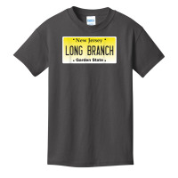 Long Branch Nj New Jersey License Plate Beach Jersey Shore T Shirt Basic Youth T-shirt | Artistshot