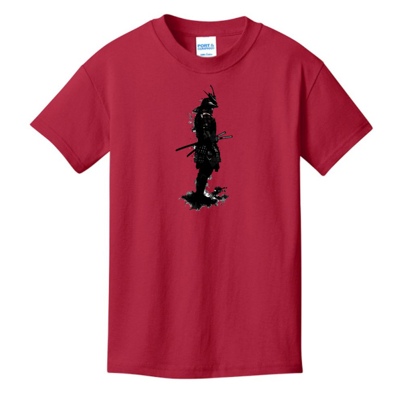 Samurai Black Basic Youth T-shirt by betakono | Artistshot