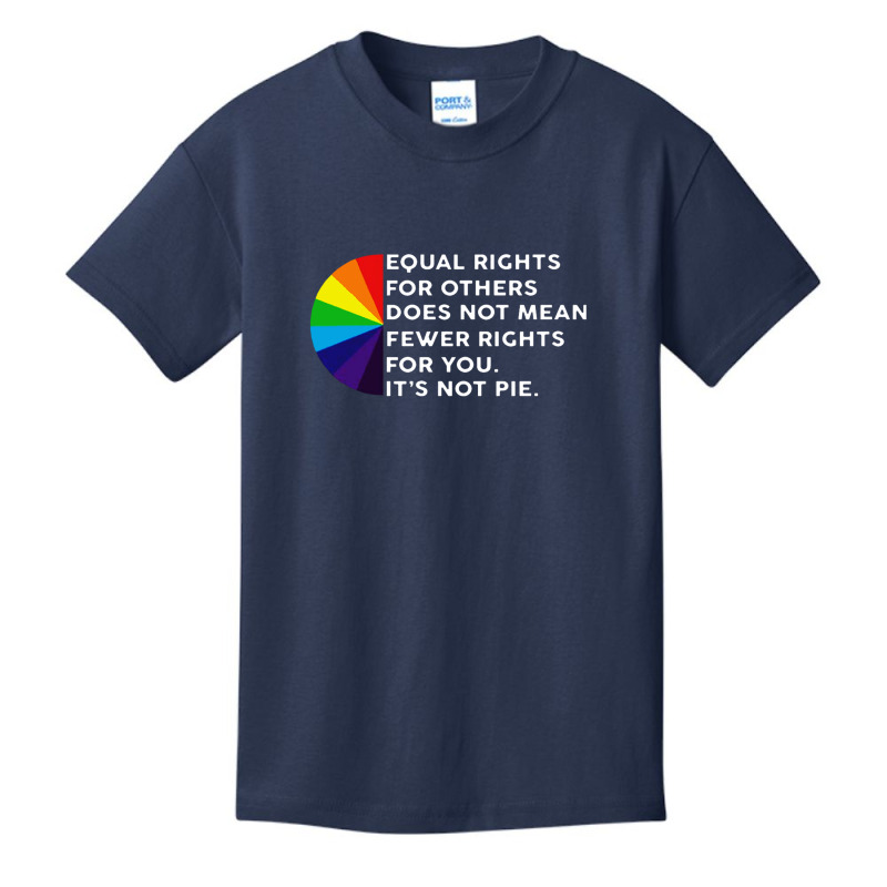 Rainbow Equal Rights For Others White Basic Youth T-shirt by dioginger79 | Artistshot