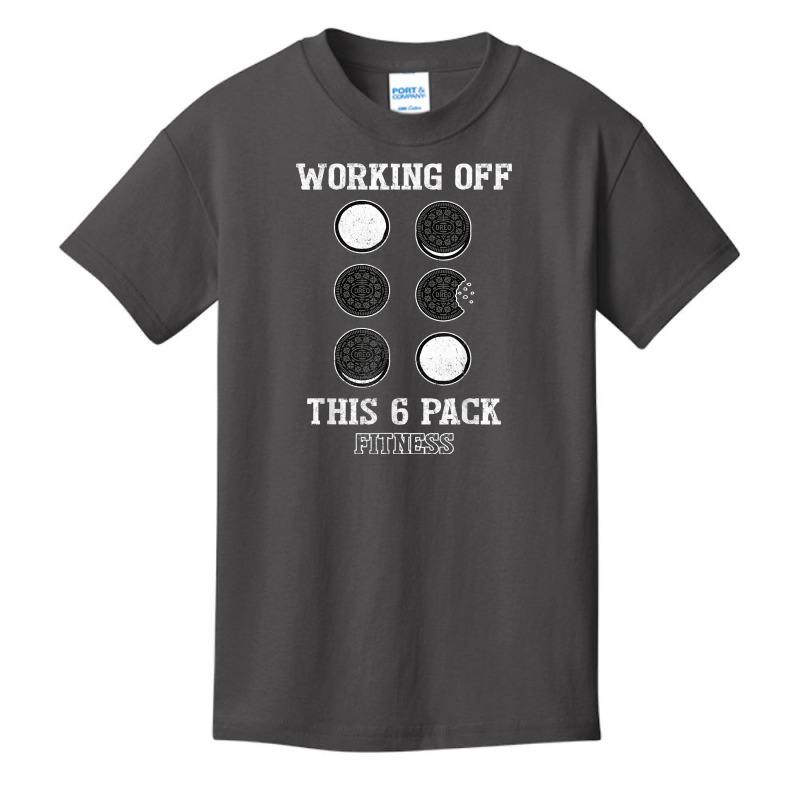 Mens Working Off This 6 Pack Fitness Cookies T Shirt Basic Youth T-shirt by carlianagorley | Artistshot