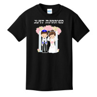 Jewish Wedding Just Married Chuppah Bride Groom T Shirt Basic Youth T-shirt | Artistshot