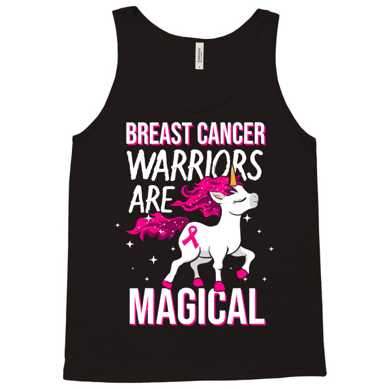 Breast Cancer Warriors Are Magical Unicorn Pink Ri Tank Top | Artistshot