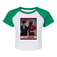 Funny Gift Hooked Queen Mens My Favorite Raglan Crop Top | Artistshot