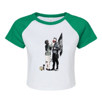 Graphic Picture Cypherpunk’s Day Gift Raglan Crop Top | Artistshot