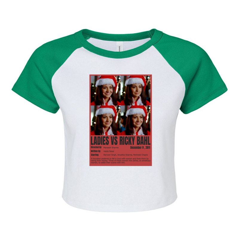 Vintage Movies  Ladies Music Vintage Retro Raglan Crop Top by LandinArtists | Artistshot