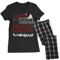 Creative Writer Xmas Job Funny Christmas Women's Pajamas Set | Artistshot