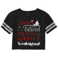 Creative Writer Xmas Job Funny Christmas Scorecard Crop Tee | Artistshot