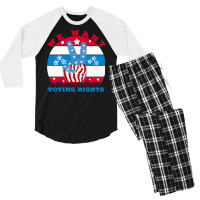 We Want Voting Rights New Men's 3/4 Sleeve Pajama Set | Artistshot