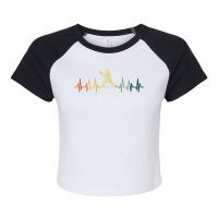 Heartbeat Tai Chi Qi Gong Meditation Mma Tank Top Raglan Crop Top | Artistshot