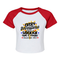 Kids Every Superhero Needs A Sidekick December 2021 Big Brother Raglan Crop Top | Artistshot