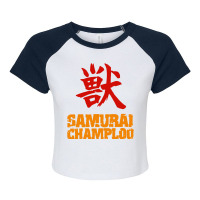 Samurai Champloo Classic Raglan Crop Top | Artistshot