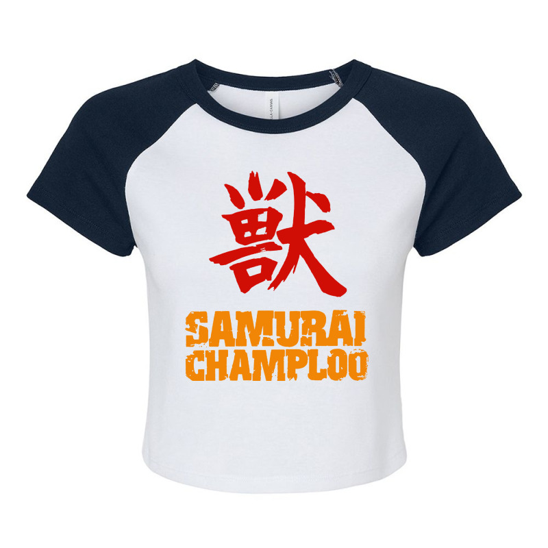 Samurai Champloo Classic Raglan Crop Top by berttdedw magazine shop | Artistshot