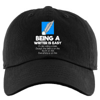 Being A Writer Is Easy Author Novel Mystery Writin Kids Cap | Artistshot