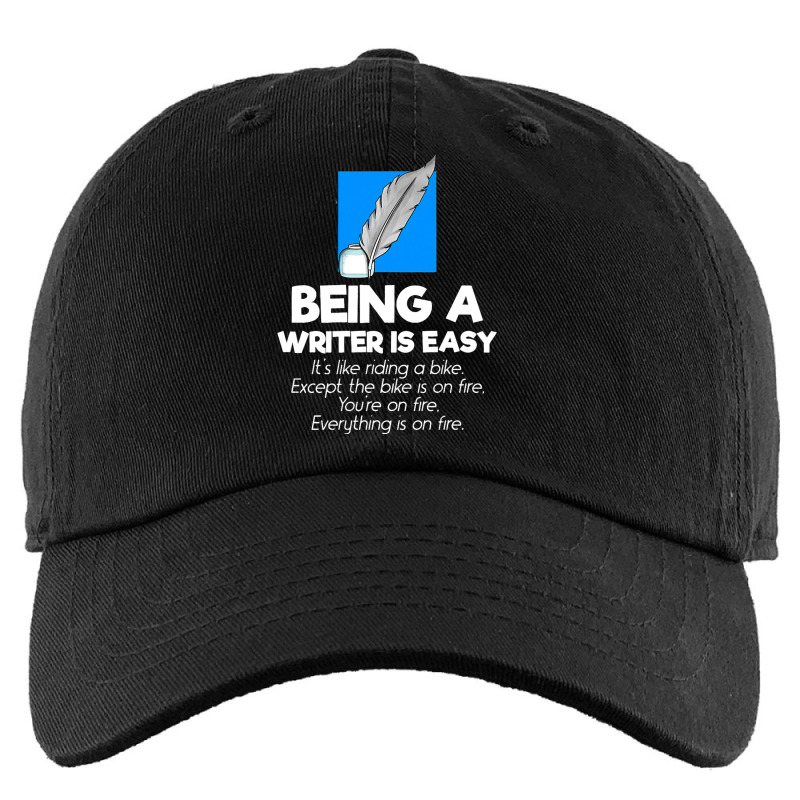 Being A Writer Is Easy Author Novel Mystery Writin Kids Cap by ELIZABETHBUELNA | Artistshot