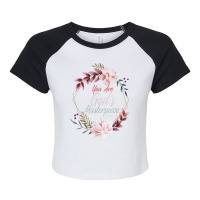 You Are God's Masterpiece Ephesians 210 Prayer Bible Verse Art Raglan Crop Top | Artistshot