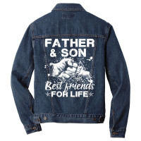 Father And Son T  Shirt Father And Son Best Friends For Life T  Shirt Men Denim Jacket | Artistshot