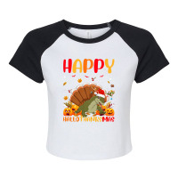 Funny Komodo Dragon Lover Happy Komodo Dragon Hellothanksmas Raglan Crop Top | Artistshot