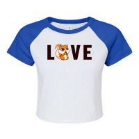 Love Japanese Fox Eastern Gray Squirrel Lover Squirrel Premium Raglan Crop Top | Artistshot