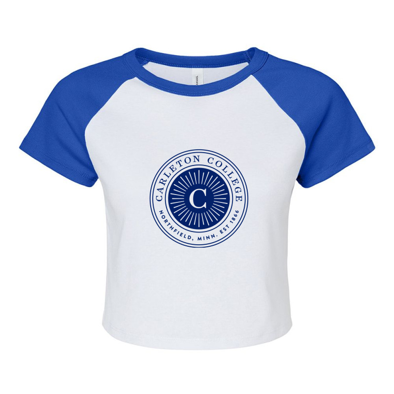 Carleton College Raglan Crop Top by Firelithas | Artistshot