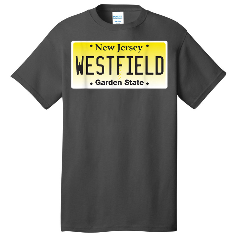 Westfield Nj Hometown New Jersey License Plate Graphic T Shirt Basic T-shirt | Artistshot