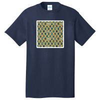 Herringbone Acrylic Grey Palette 38666685 Basic T-shirt | Artistshot