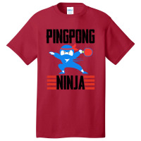 Funny Ping Pong Ninja Table Tennis Basic T-shirt | Artistshot