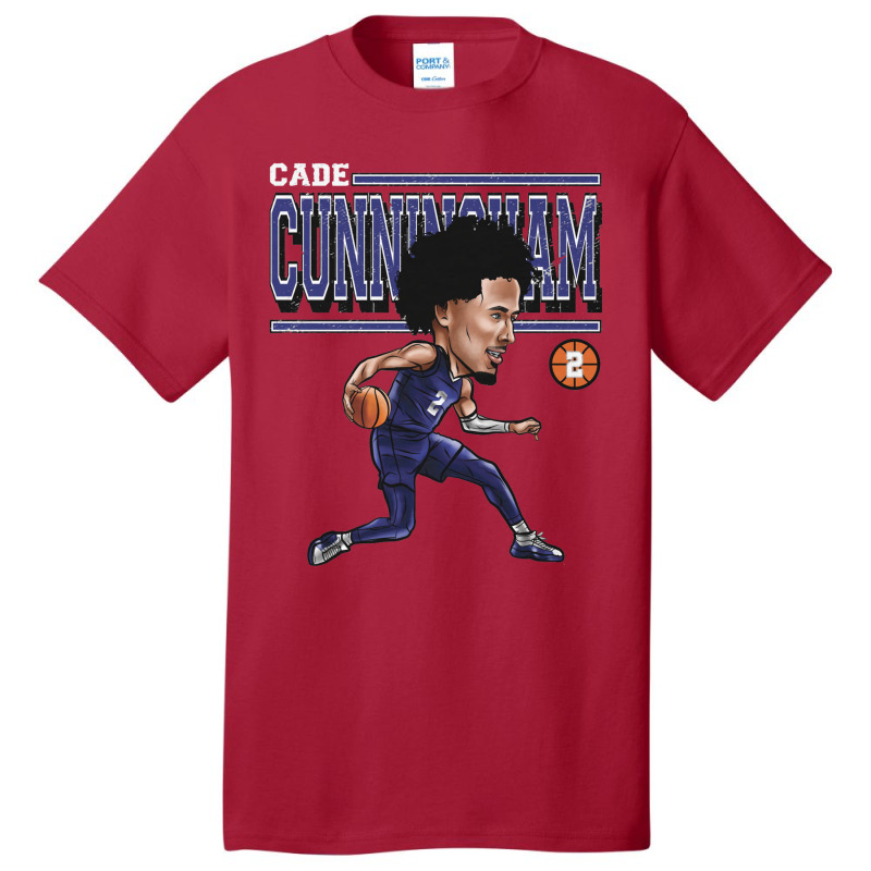 Cade Cunningham Cartoon Basic T-shirt by kr205 | Artistshot