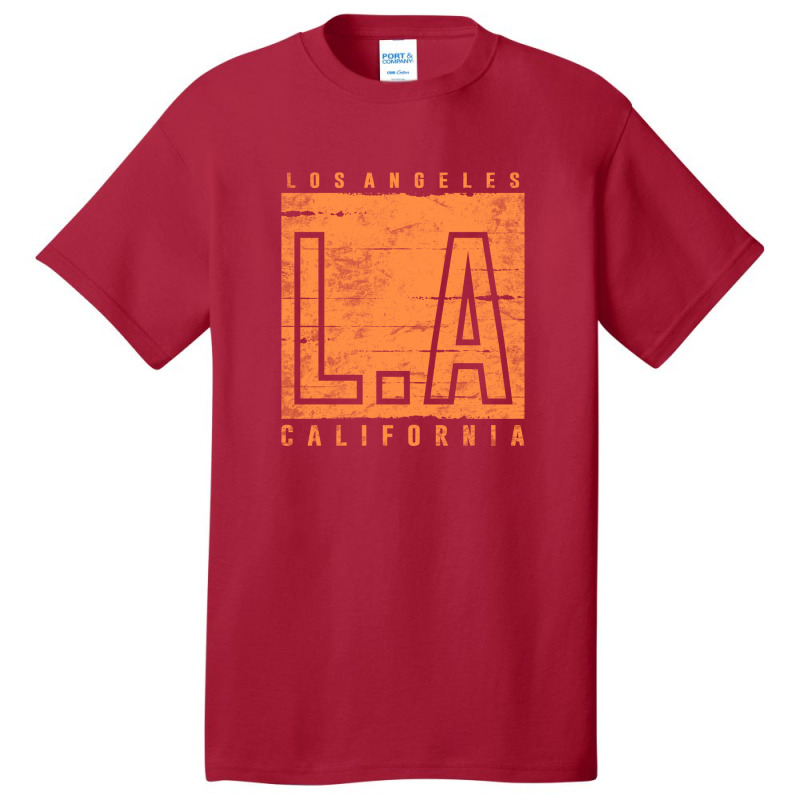 Los Angeles Urban Streetwear Typography Basic T-shirt | Artistshot