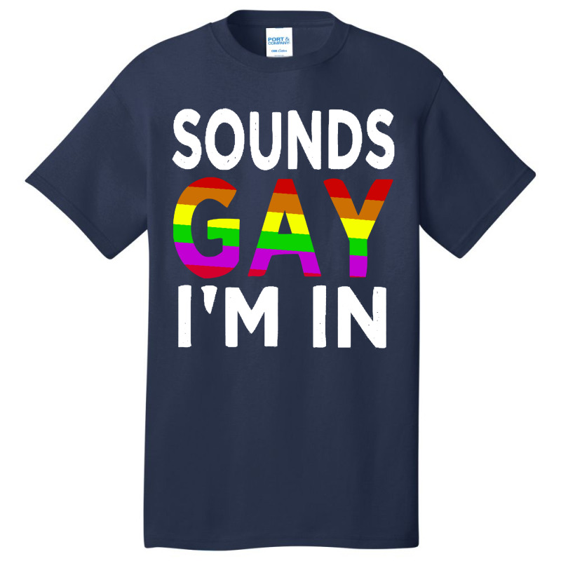 Sounds Gay Basic T-shirt | Artistshot