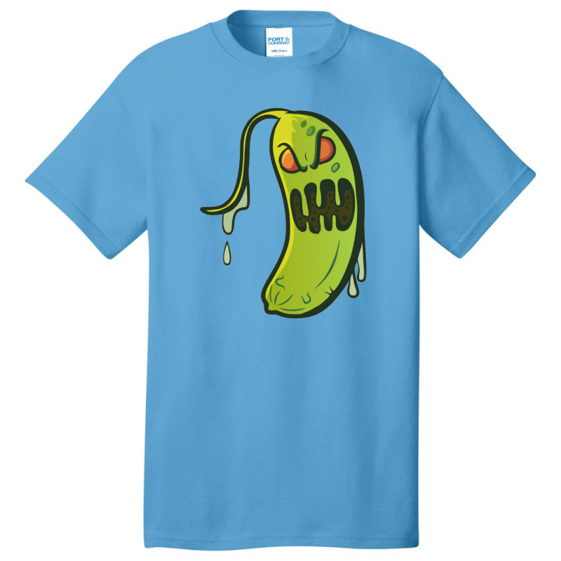 Pickle Monster Basic T-shirt by saterseim | Artistshot