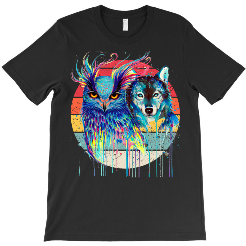 Wolf And Owl New T-shirt | Artistshot