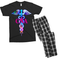 Cna Certified Nursing Assistant Medical Emblem Cad Men's T-shirt Pajama Set | Artistshot