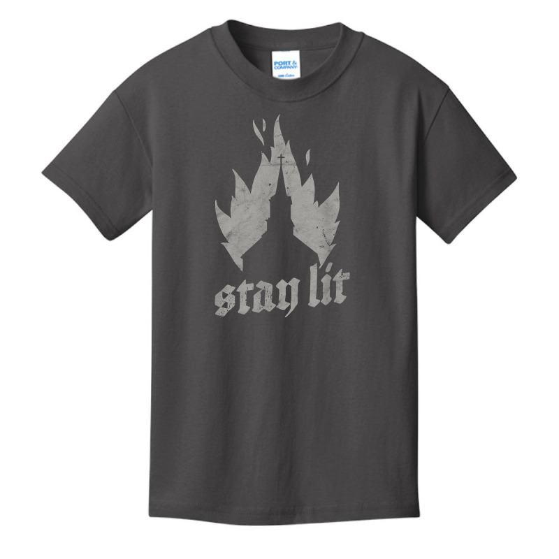 Occult Burning Church Unholy Satanic Devil Death Witchcraft T Shirt Basic Youth T-shirt by dequariusgoblirsch | Artistshot