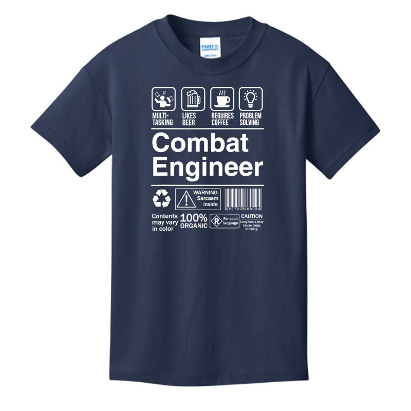 Combat Engineer Product Label Basic Youth T-shirt by Hoangduong | Artistshot