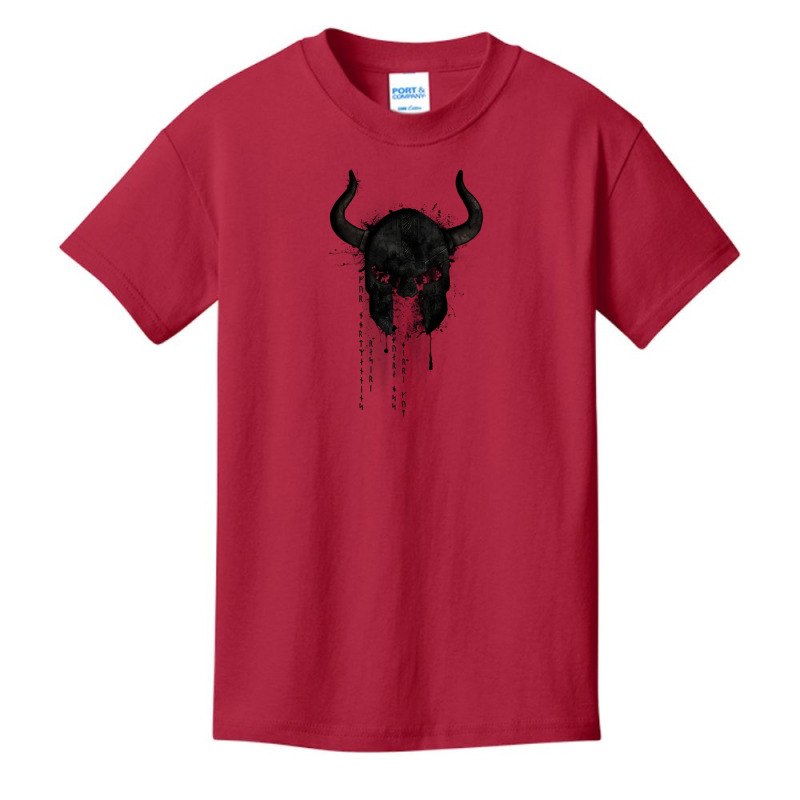 Dark Ink Northmen Basic Youth T-shirt by camiloska | Artistshot