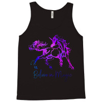 Believe In Magic Unicorn Horse Lover Vintage Fanta Tank Top | Artistshot