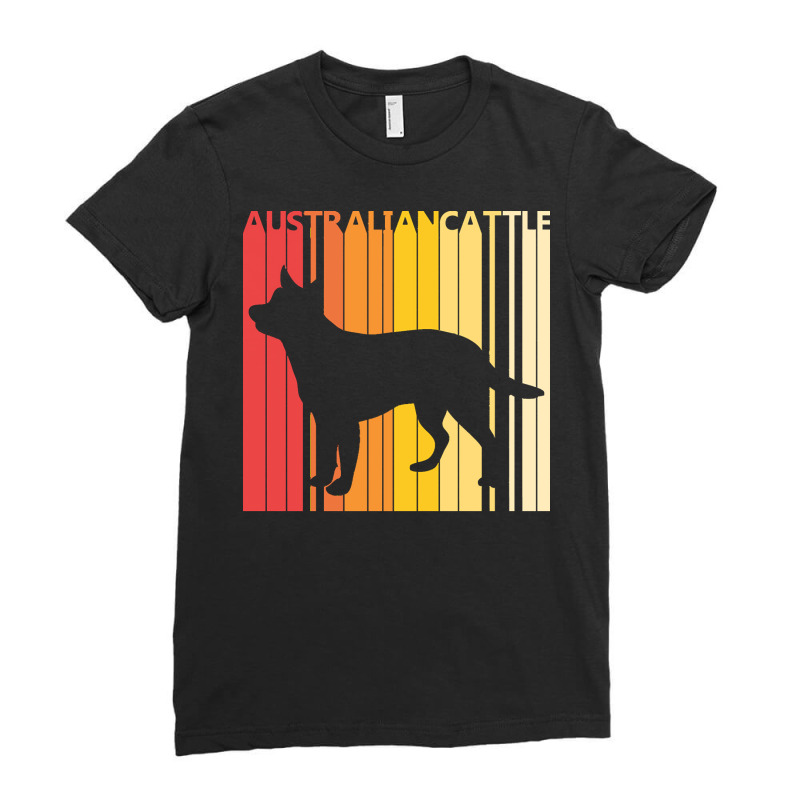 Australian Cattle T  Shirt Vintage Australian Cattle Dog T  Shirt Ladies Fitted T-Shirt by shouthire | Artistshot