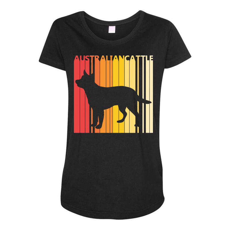 Australian Cattle T  Shirt Vintage Australian Cattle Dog T  Shirt Maternity Scoop Neck T-shirt by shouthire | Artistshot