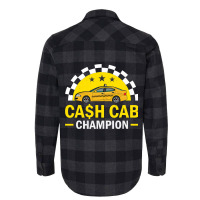 Cash Cab Taxi Driver Job Worlds Best Job Taxi Driv Flannel Shirt | Artistshot