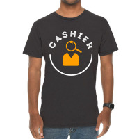 Cashier Banker Vintage T-shirt | Artistshot