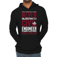 Civil Engineer Bridge Builder Engineering Student Lightweight Hoodie | Artistshot