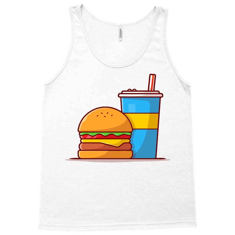 Burger And Soda Tank Top | Artistshot