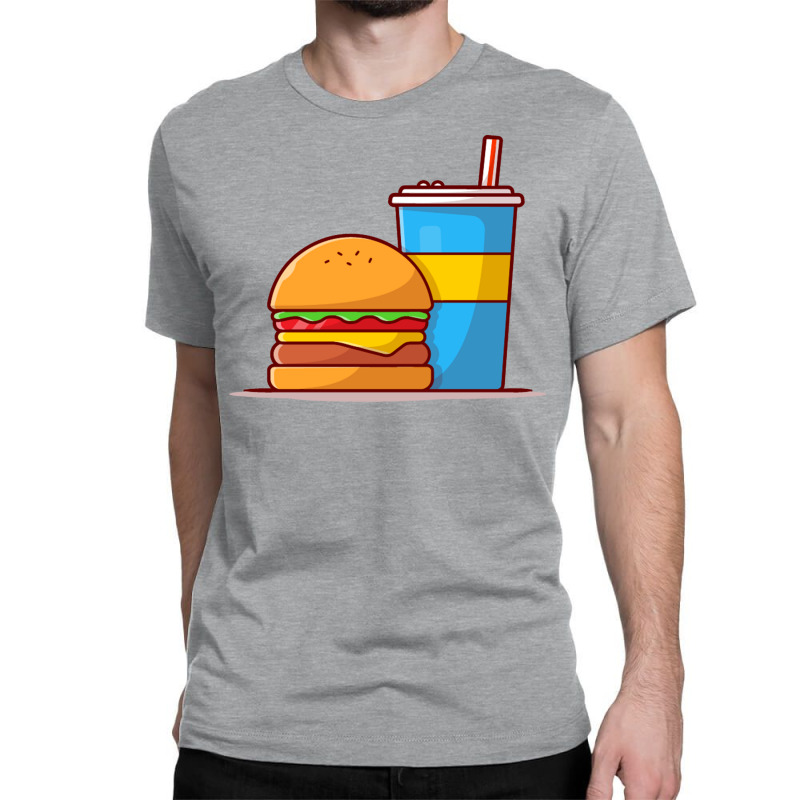 Burger And Soda Classic T-shirt | Artistshot