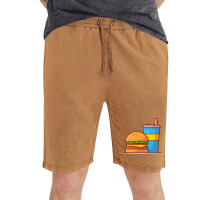 Burger And Soda Vintage Short | Artistshot