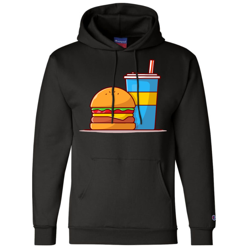 Burger And Soda Champion Hoodie | Artistshot